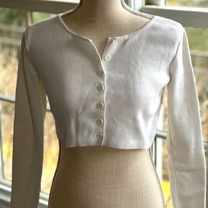 John Galt Cropped Cardigan